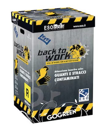 Box stracci contaminati e smaltimento Intersafe Lyreco